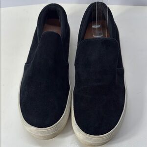 Steve Madden Black Suede Loafers